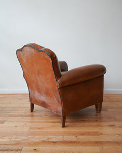 1940s Leather Club Chair