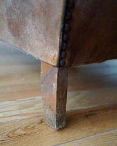 1940s Leather Club Chair