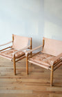 Arne Norell Sirocco Safari Chairs, Pair