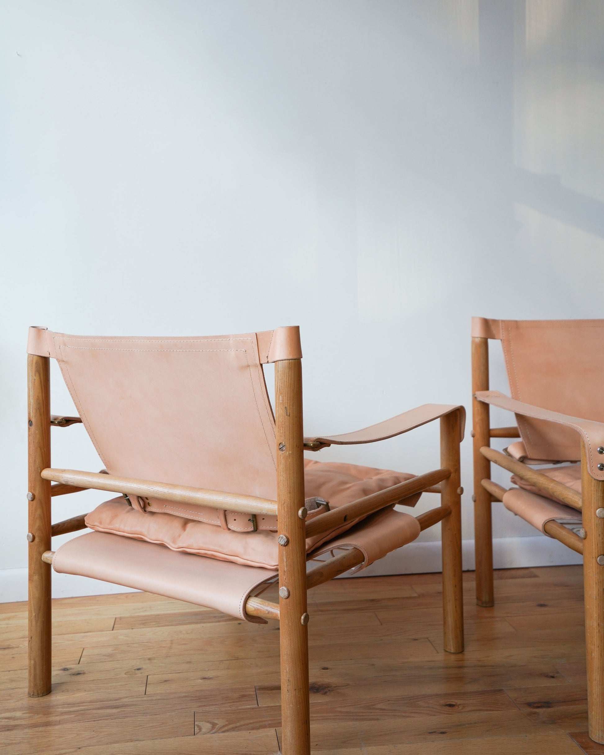 Arne Norell Sirocco Safari Chairs, Pair