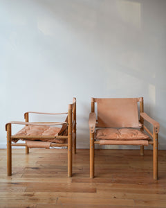 Arne Norell Sirocco Safari Chairs, Pair