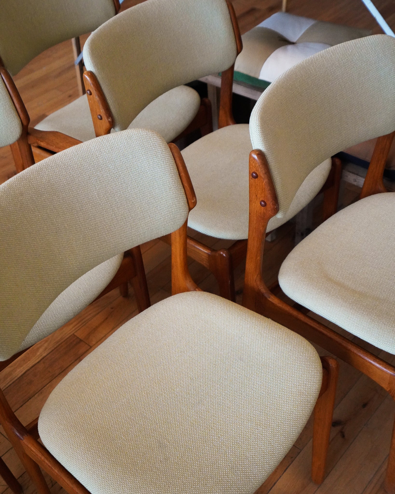 Erik Buch Model 49 & Model 50 Dining Chair Set of 7