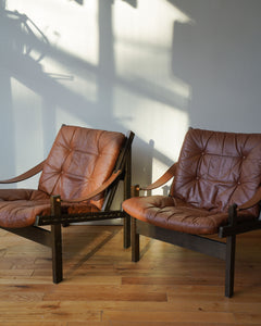 1960s Torbjørn Afdal Hunter Easy Chairs
