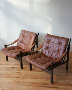 1960s Torbjørn Afdal Hunter Easy Chairs