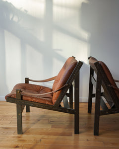 1960s Torbjørn Afdal Hunter Easy Chairs