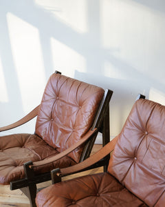1960s Torbjørn Afdal Hunter Easy Chairs